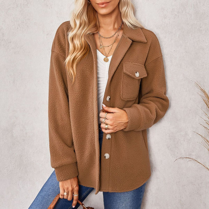 Collared Sherpa Fleece Jacket