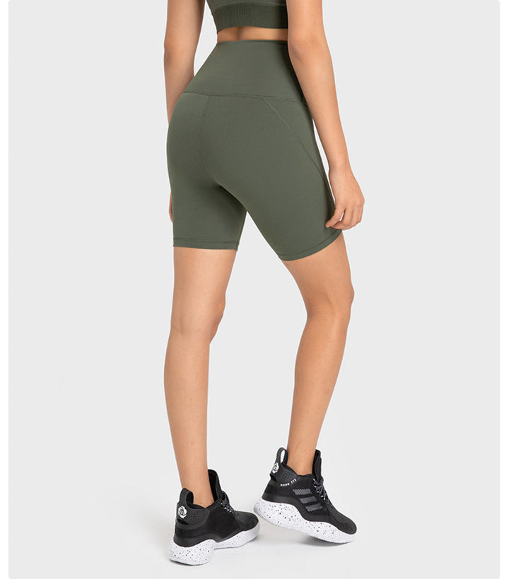 High Waist Butt-Lifting Bike Shorts - Sports Wear
