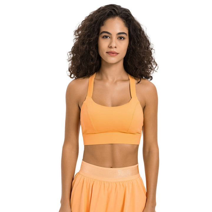 3-Hook High Elastic Sports Bra