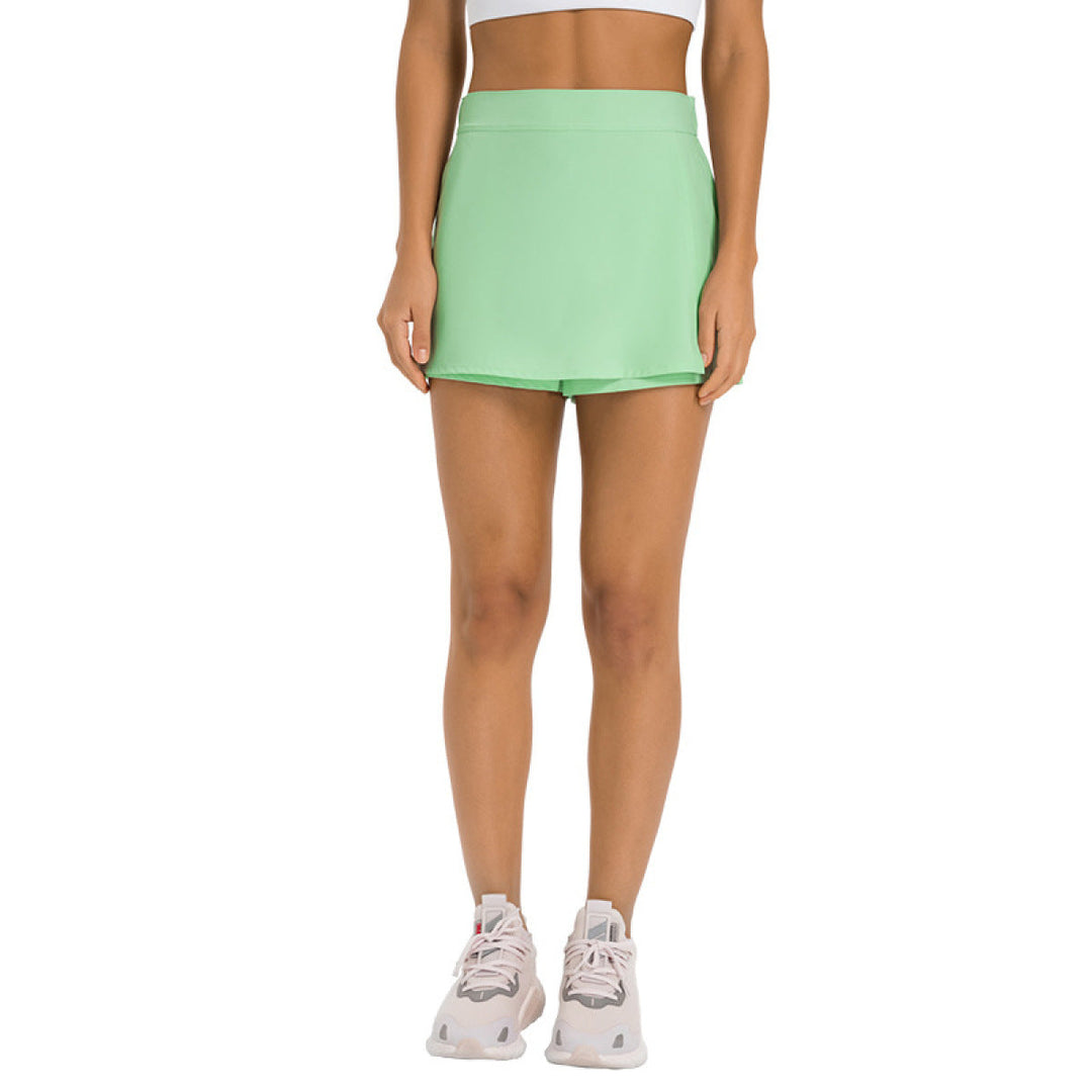Multi-Pocket Elastic Waist Active Shorts