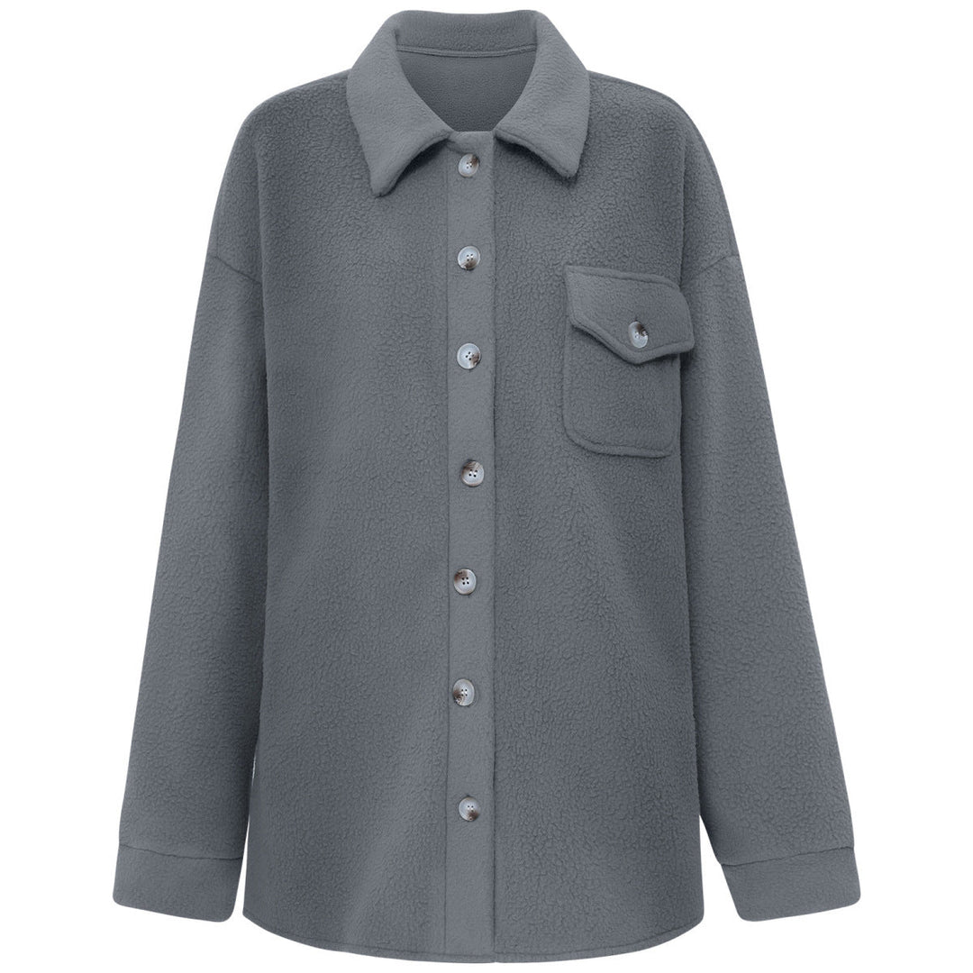 Collared Sherpa Fleece Jacket