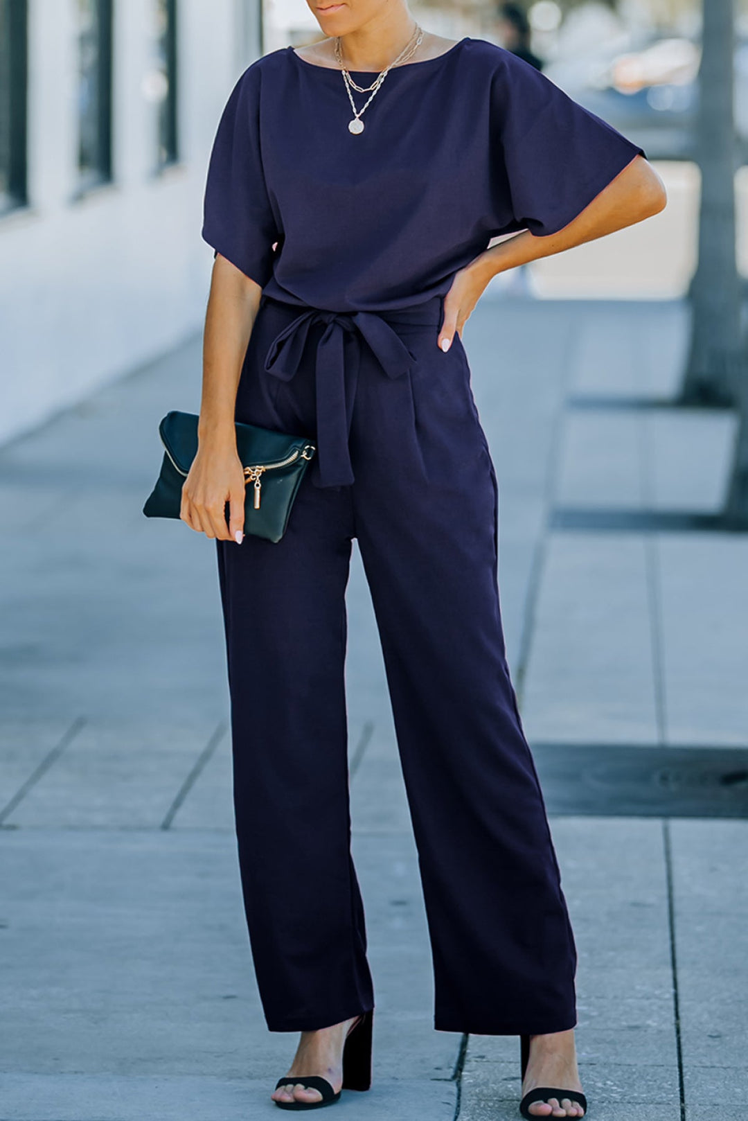 Glam Wide Leg Jumpsuit