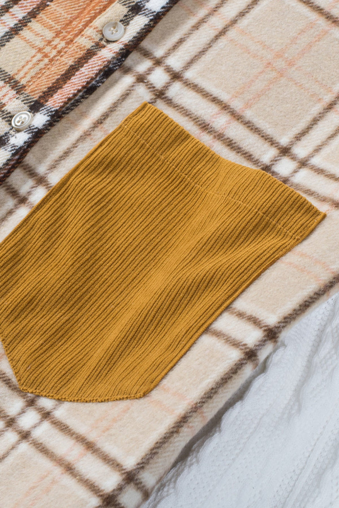 Patchwork Shirt Jacket