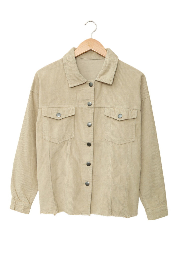 Corduroy Buttoned Jacket