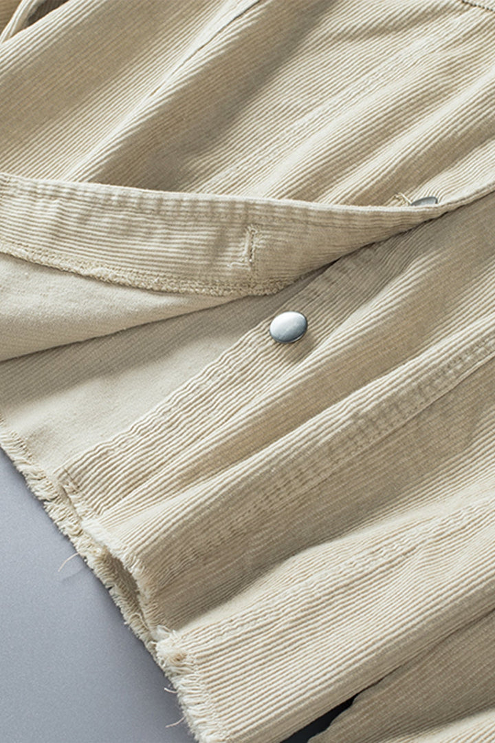 Corduroy Buttoned Jacket
