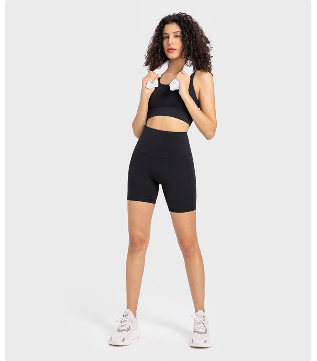 High Waist Butt-Lifting Bike Shorts - Sports Wear