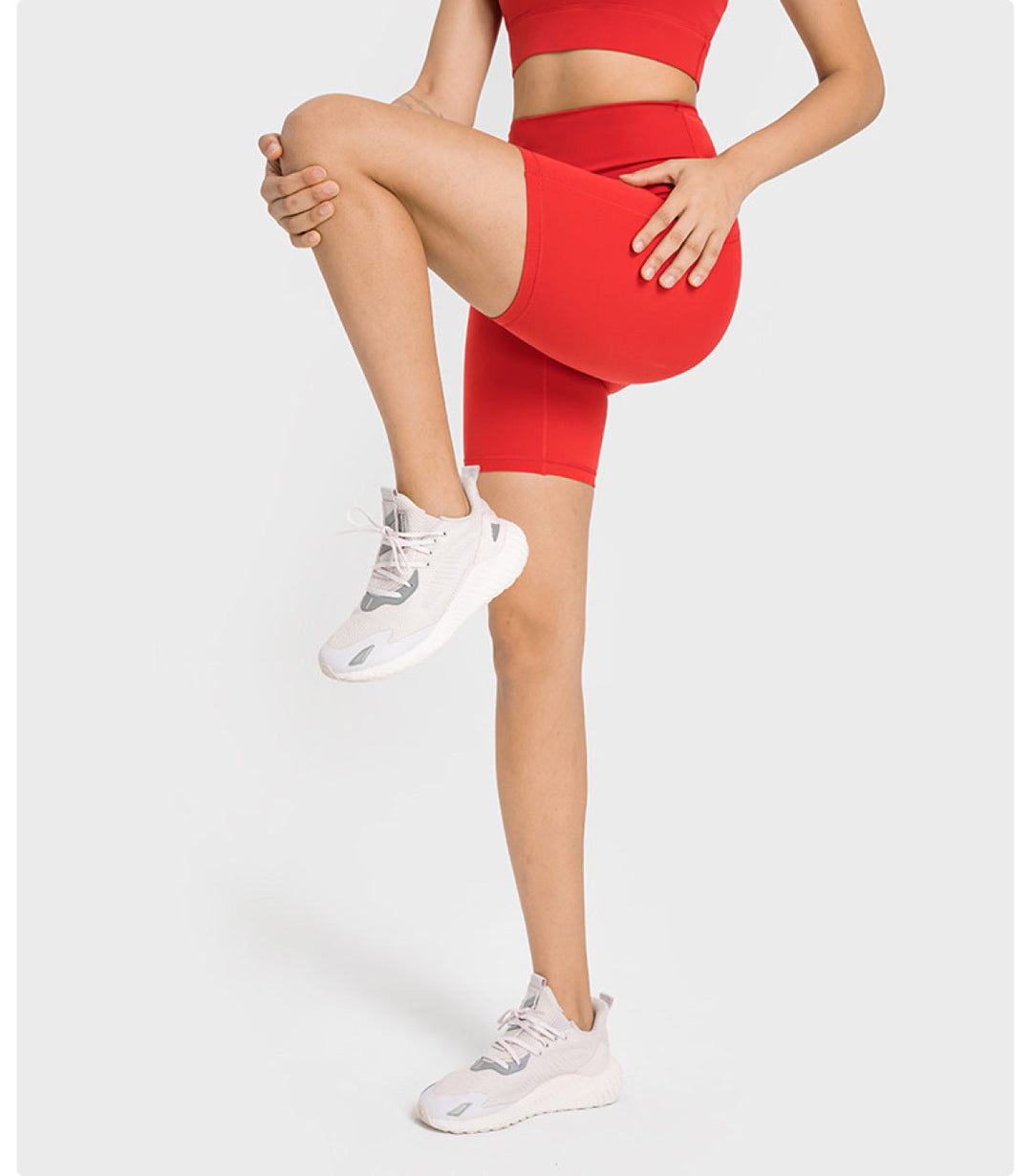 High Waist Butt-Lifting Bike Shorts - Sports Wear