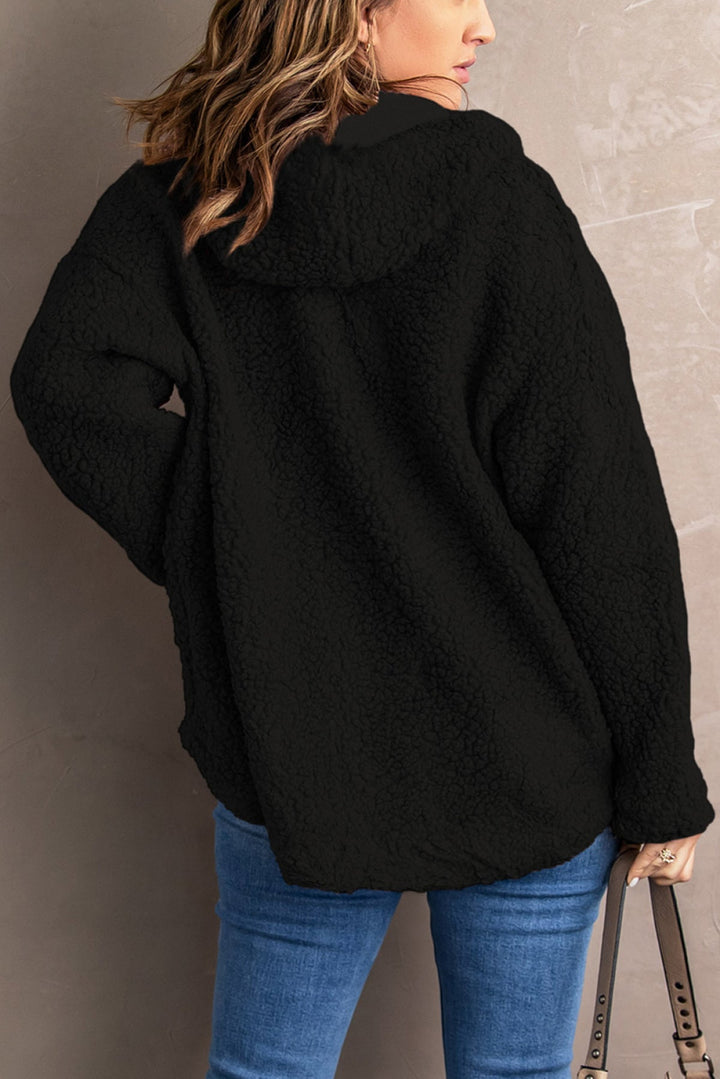 Zip Up Hooded Coat