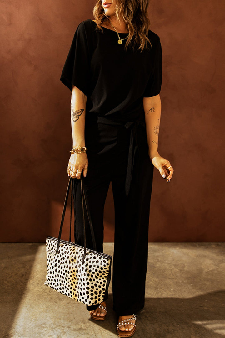 Glam Wide Leg Jumpsuit