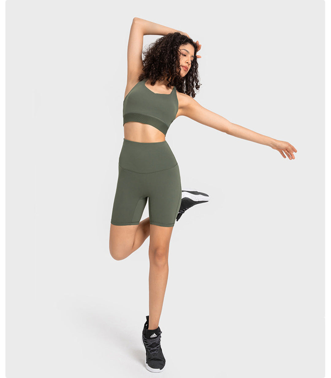 High Waist Butt-Lifting Bike Shorts - Sports Wear