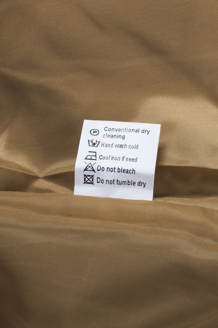 Brown Corduroy Lapel Casual Blazer
