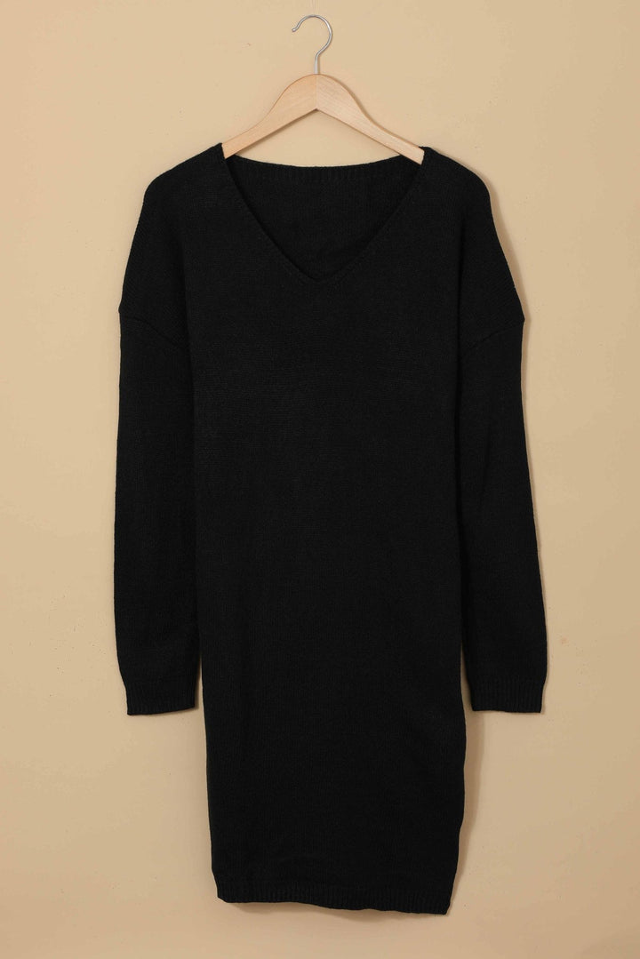Tie Sweater Dress