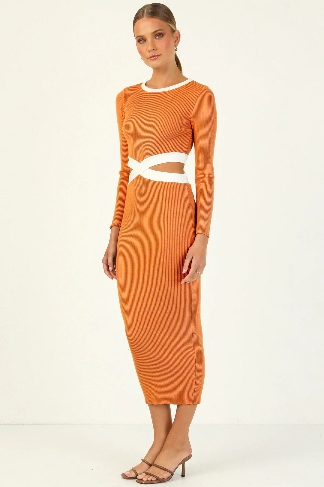 Colorblock Maxi Tube Dress