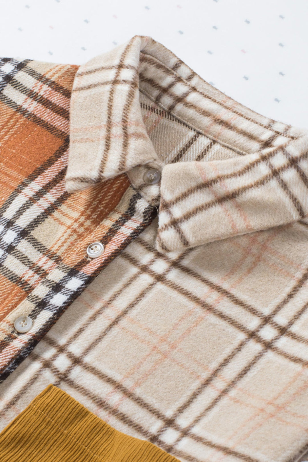 Patchwork Shirt Jacket