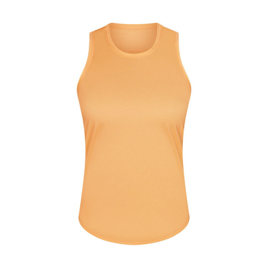 Round Neck Reflective Stripe Active Vest