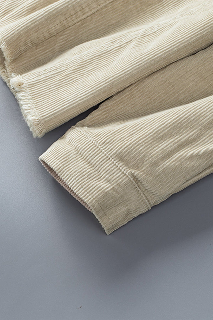 Corduroy Buttoned Jacket