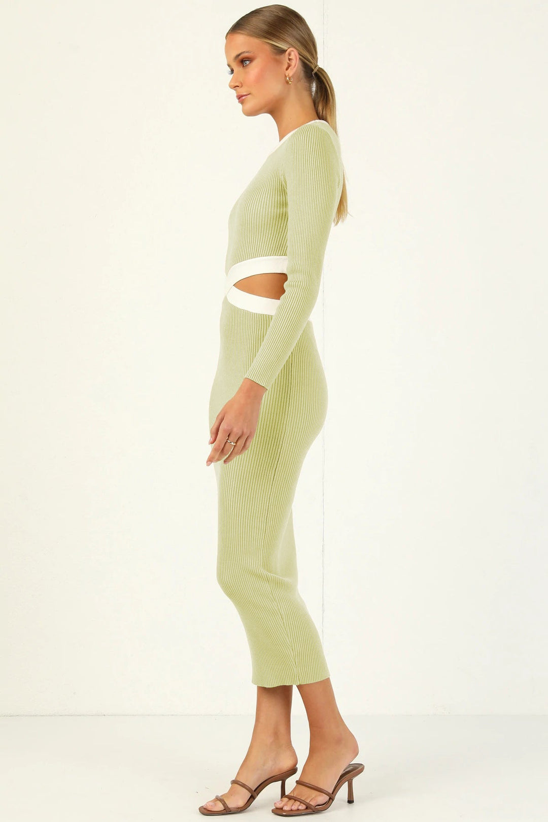 Colorblock Maxi Tube Dress