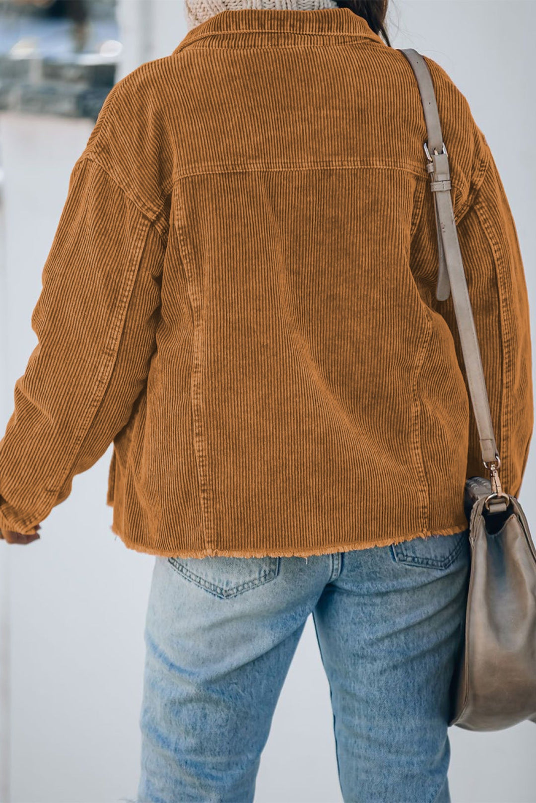 Corduroy Buttoned Jacket