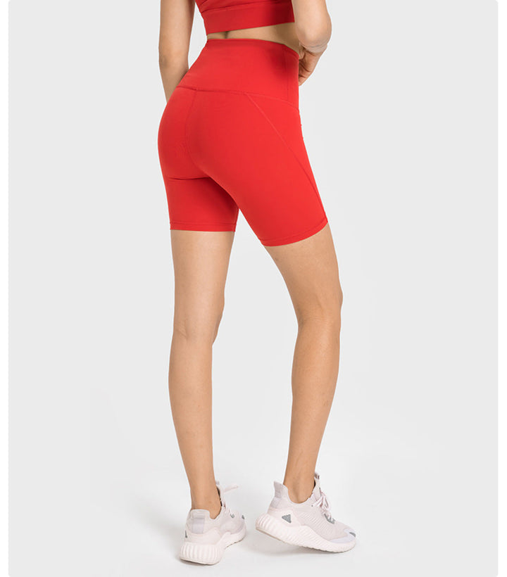 High Waist Butt-Lifting Bike Shorts - Sports Wear