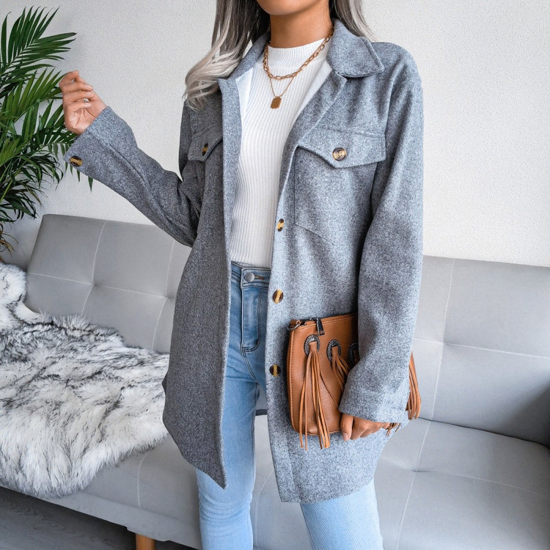 Casual Collared Coats