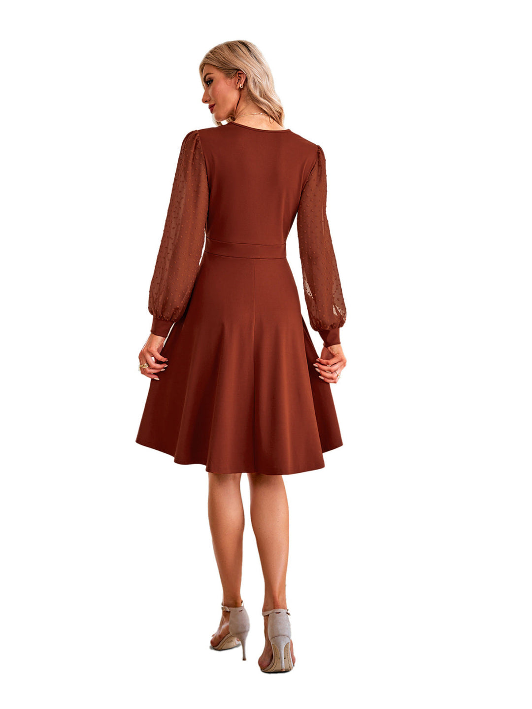 Swiss Dot Dress - Mini Dress