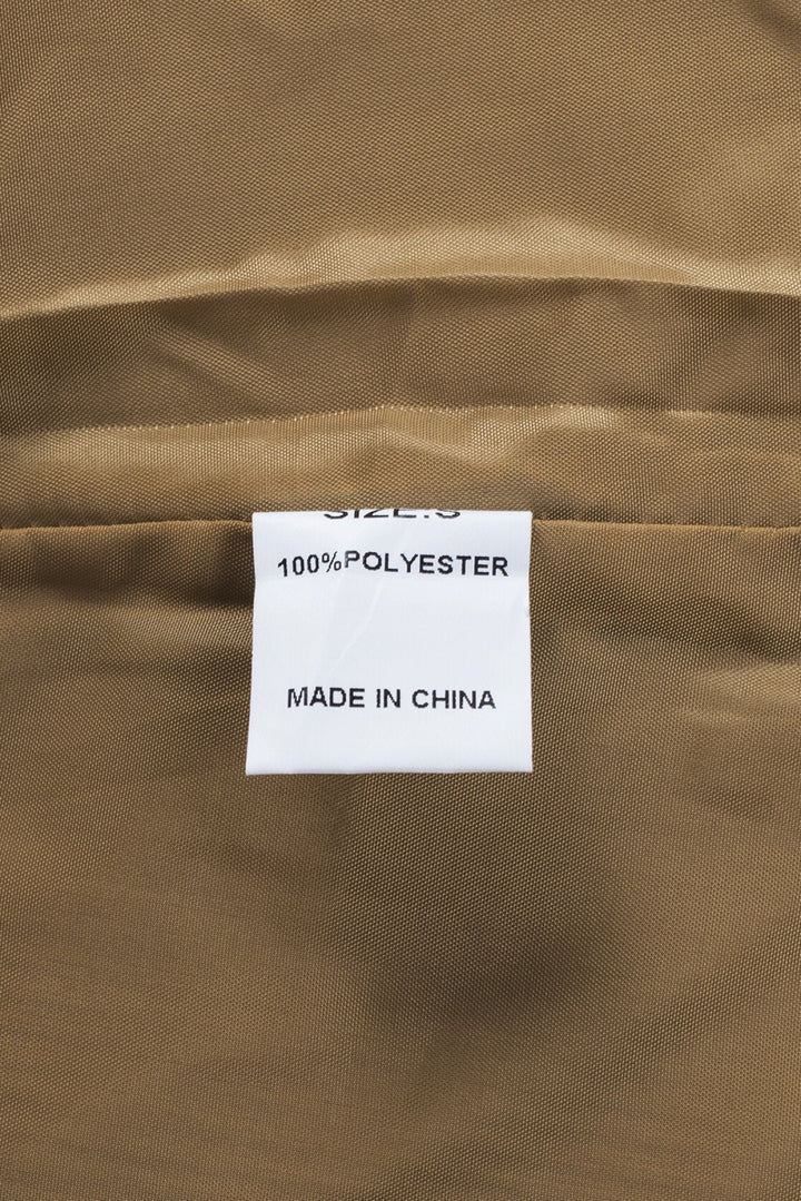 Brown Corduroy Lapel Casual Blazer