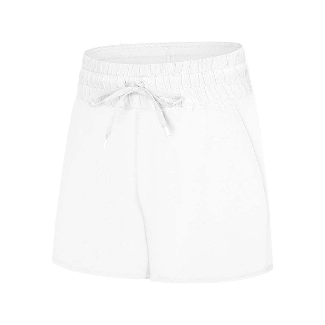 Drawstring Waist Active Shorts