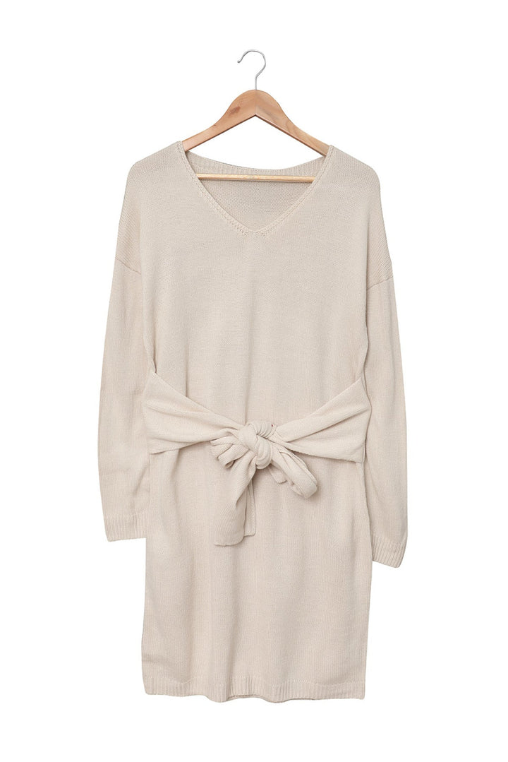 Tie Sweater Dress