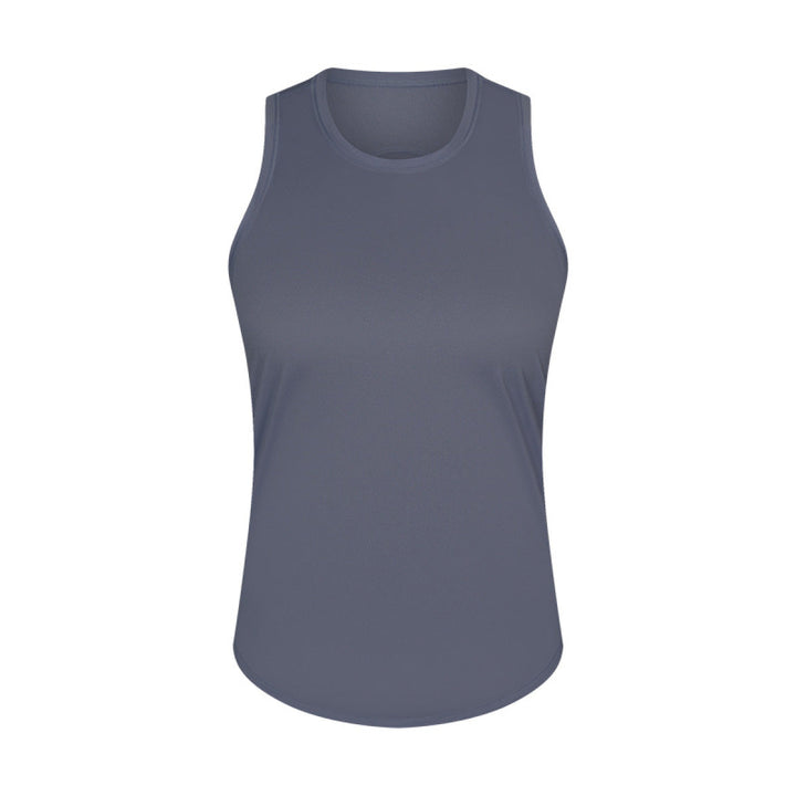 Round Neck Reflective Stripe Active Vest