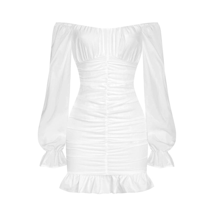 Shirred Bodycon Mini Dress