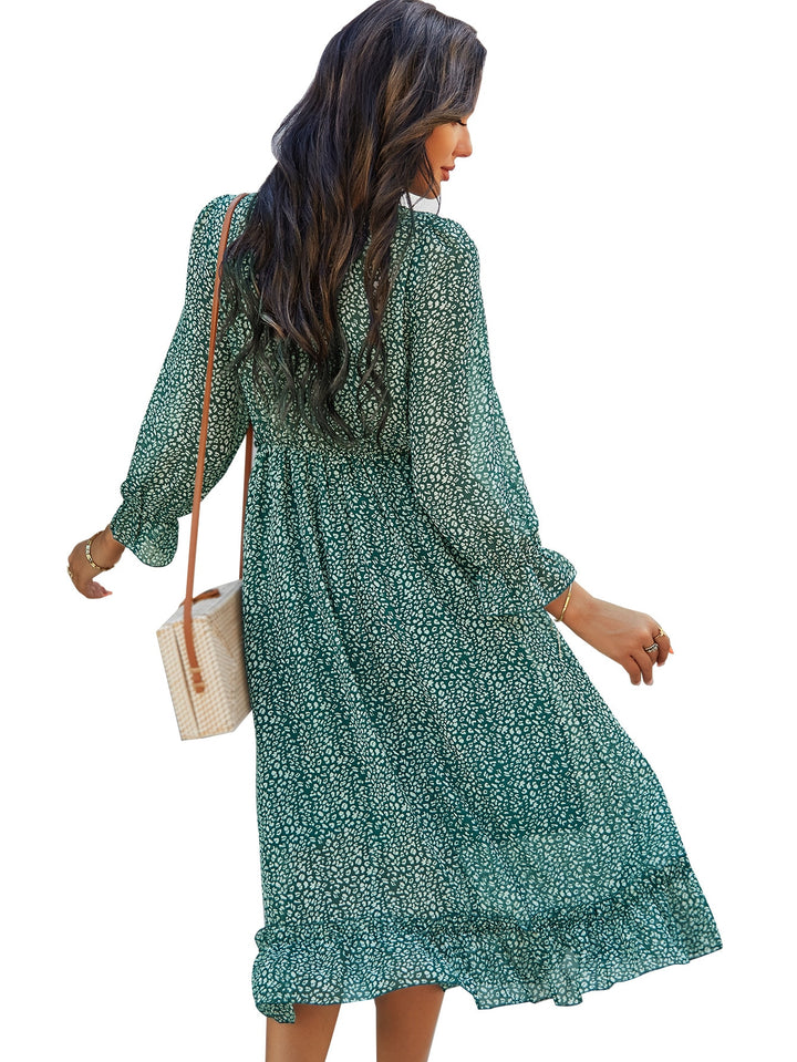 Polka Dot Boho Style Beach Dress
