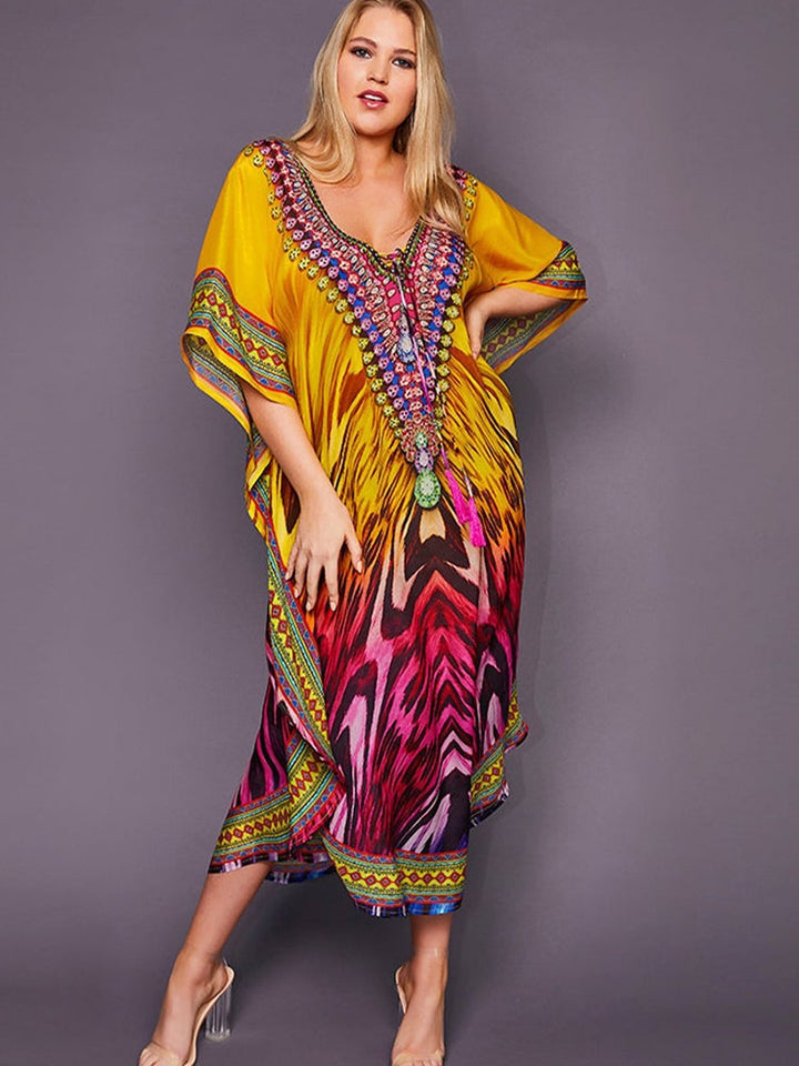 Swimsuit Cover Up Maxi Dress