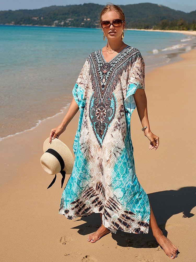 Swimsuit Cover Up Maxi Dress