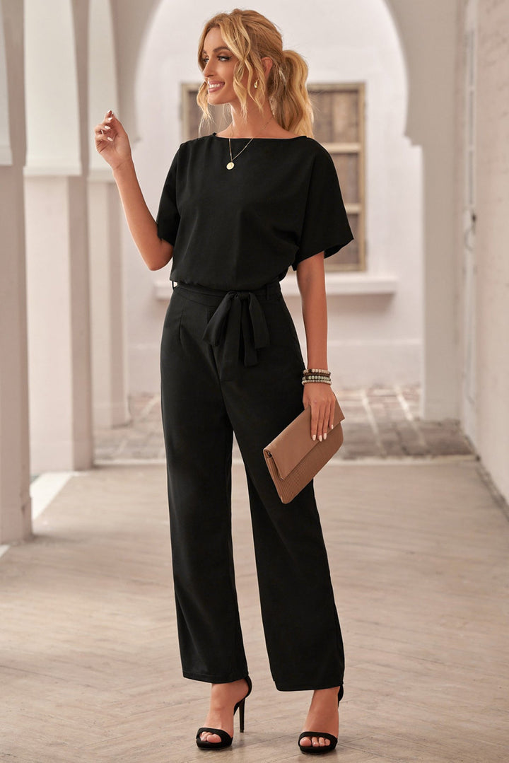 Glam Wide Leg Jumpsuit