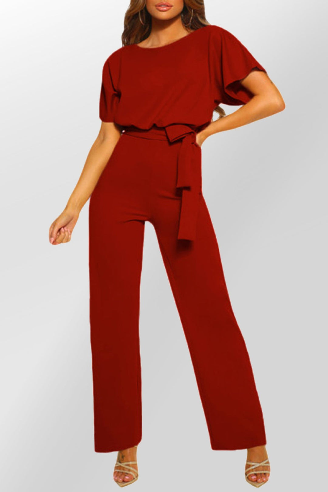 Glam Wide Leg Jumpsuit