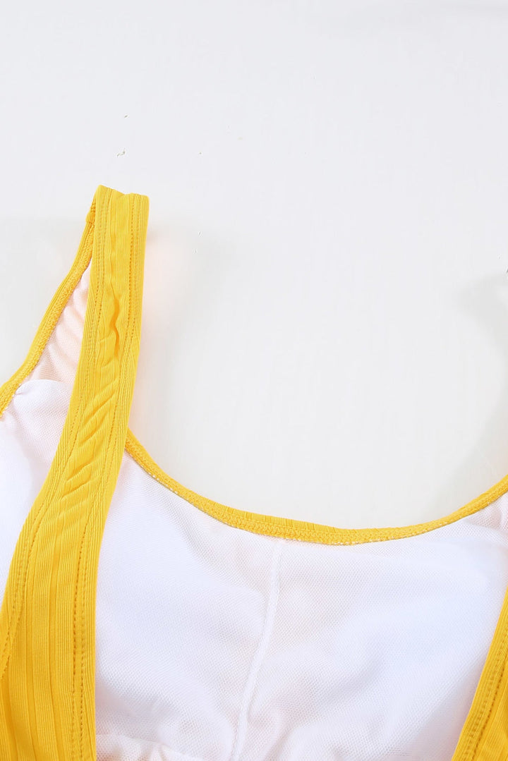 Ribbed One-piece Swimsuit