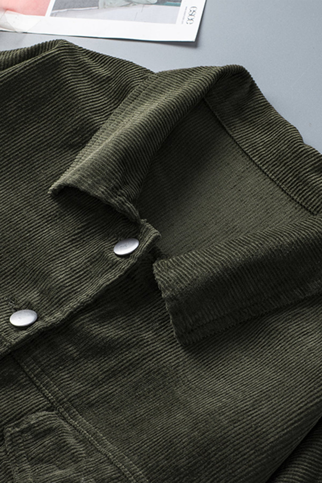 Corduroy Buttoned Jacket