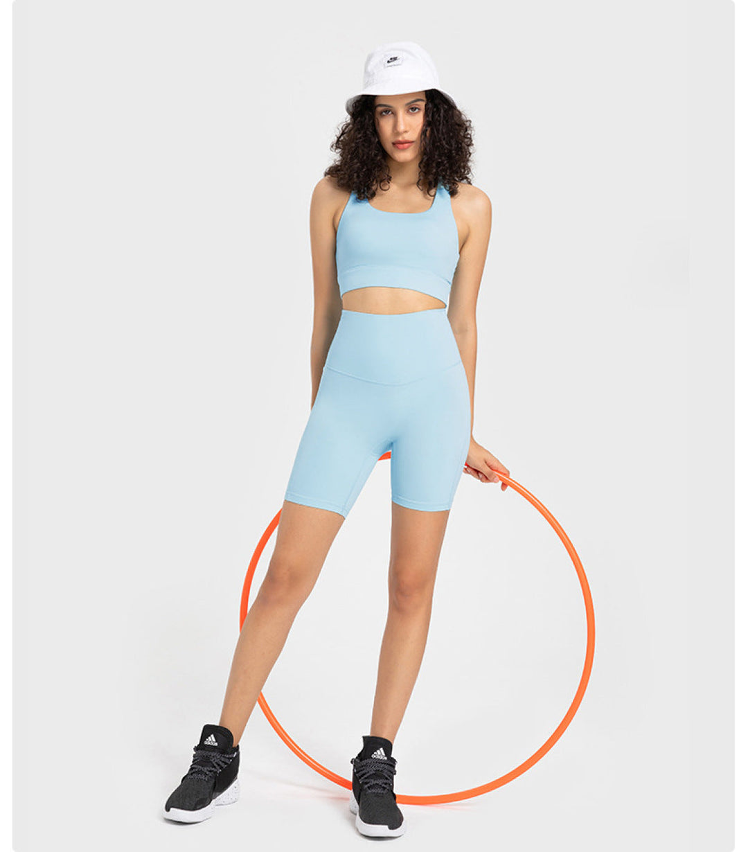 High Waist Butt-Lifting Bike Shorts - Sports Wear