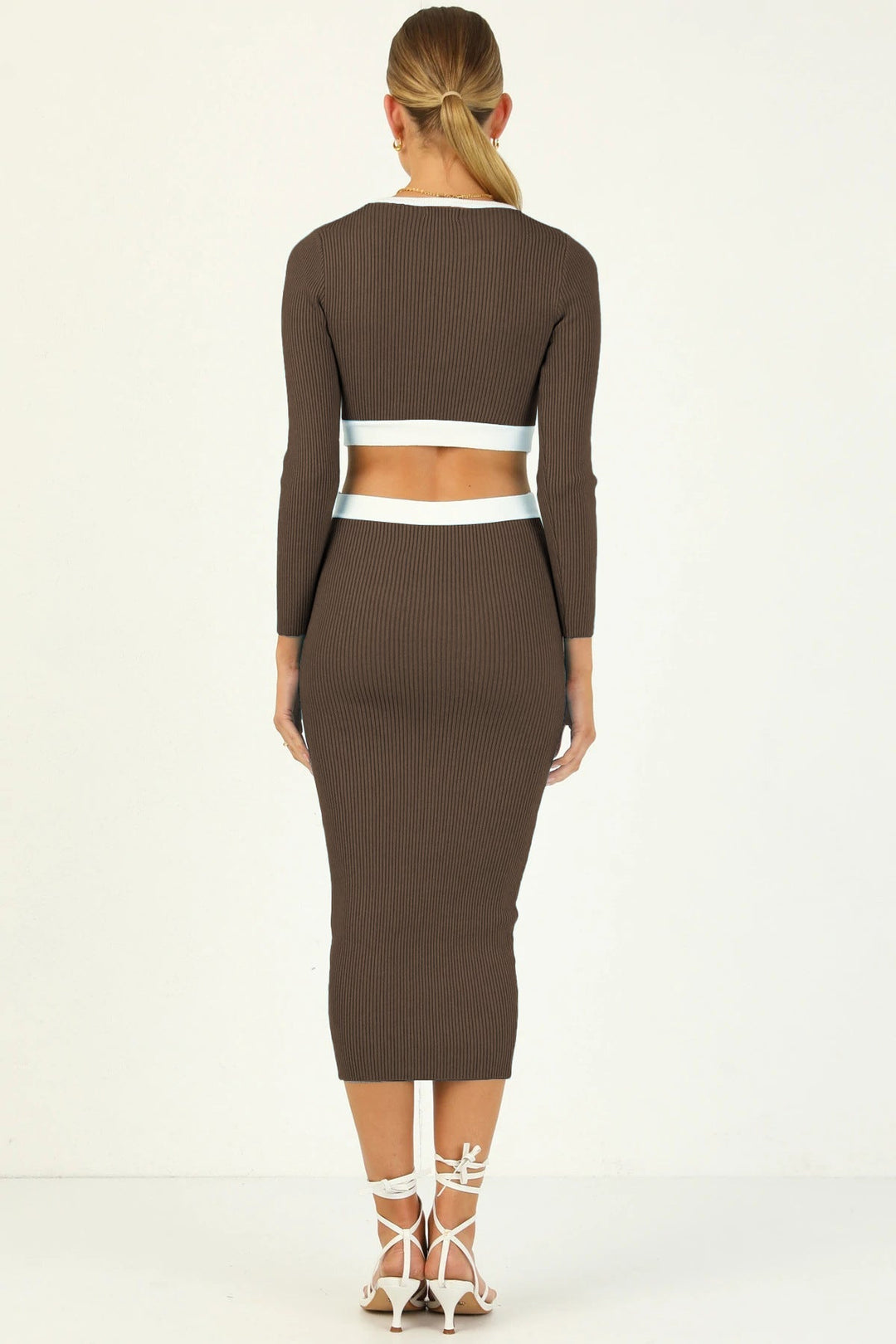 Colorblock Maxi Tube Dress