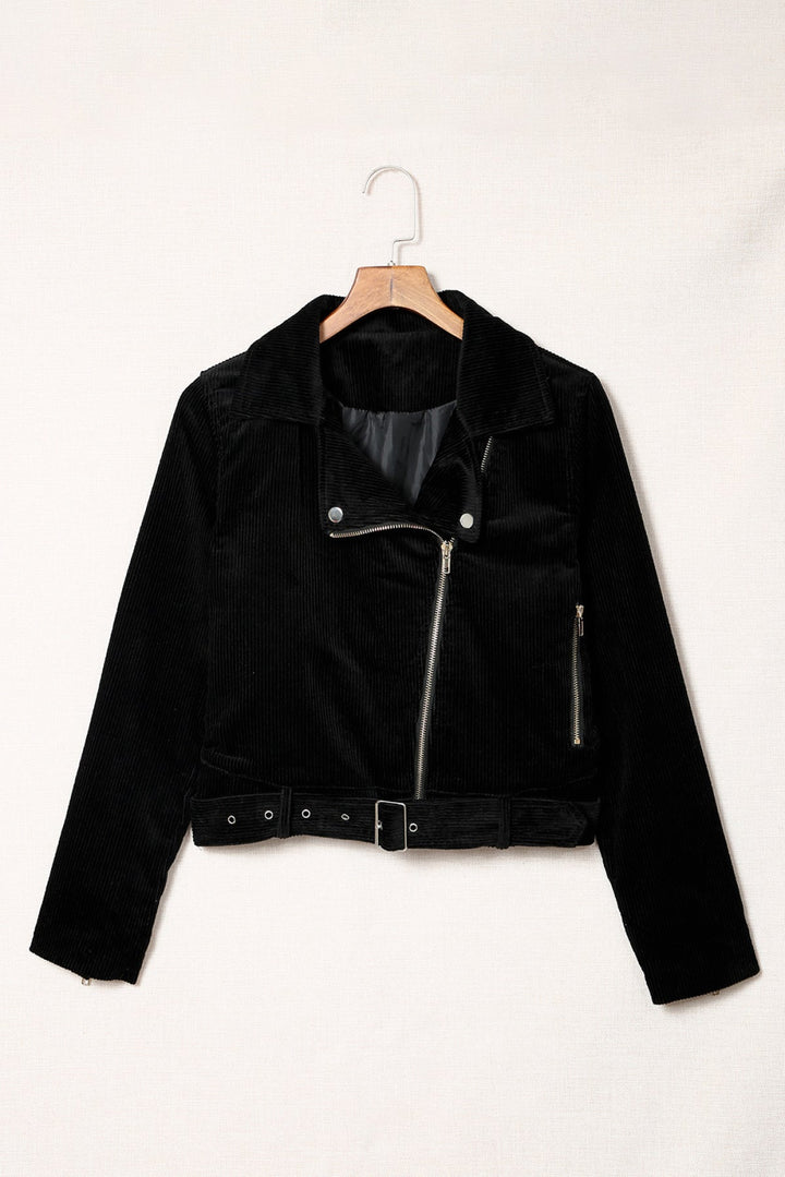 Zip Up Corduroy Jacket