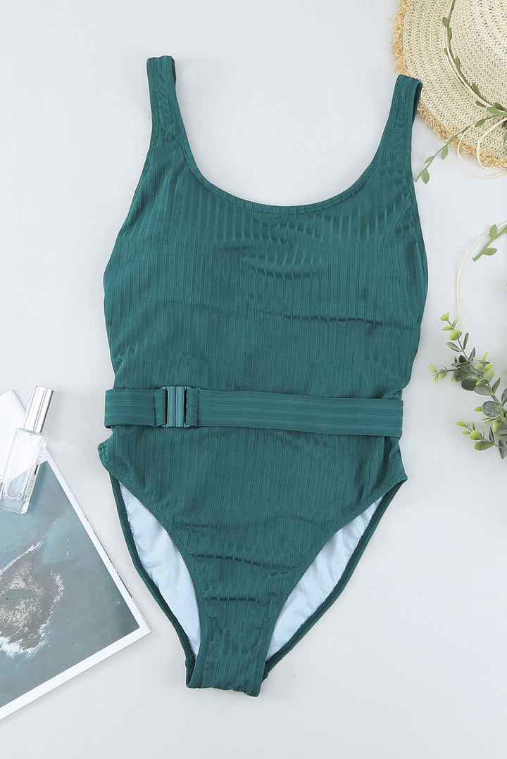 Ribbed One-piece Swimsuit