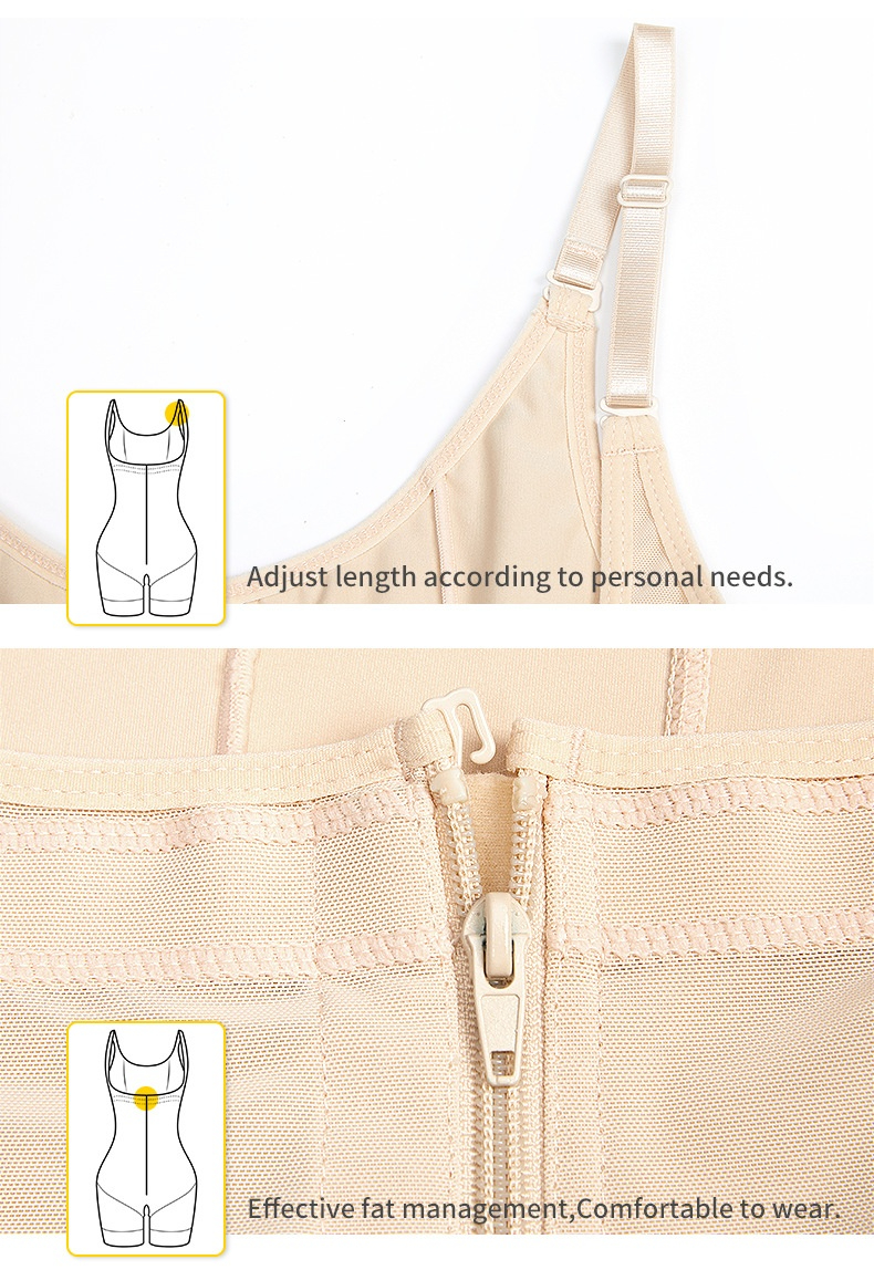 Plus Size Lace Suspender Full Body Butt-Lifting Shaper