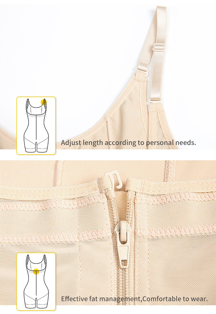 Plus Size Lace Suspender Full Body Butt-Lifting Shaper