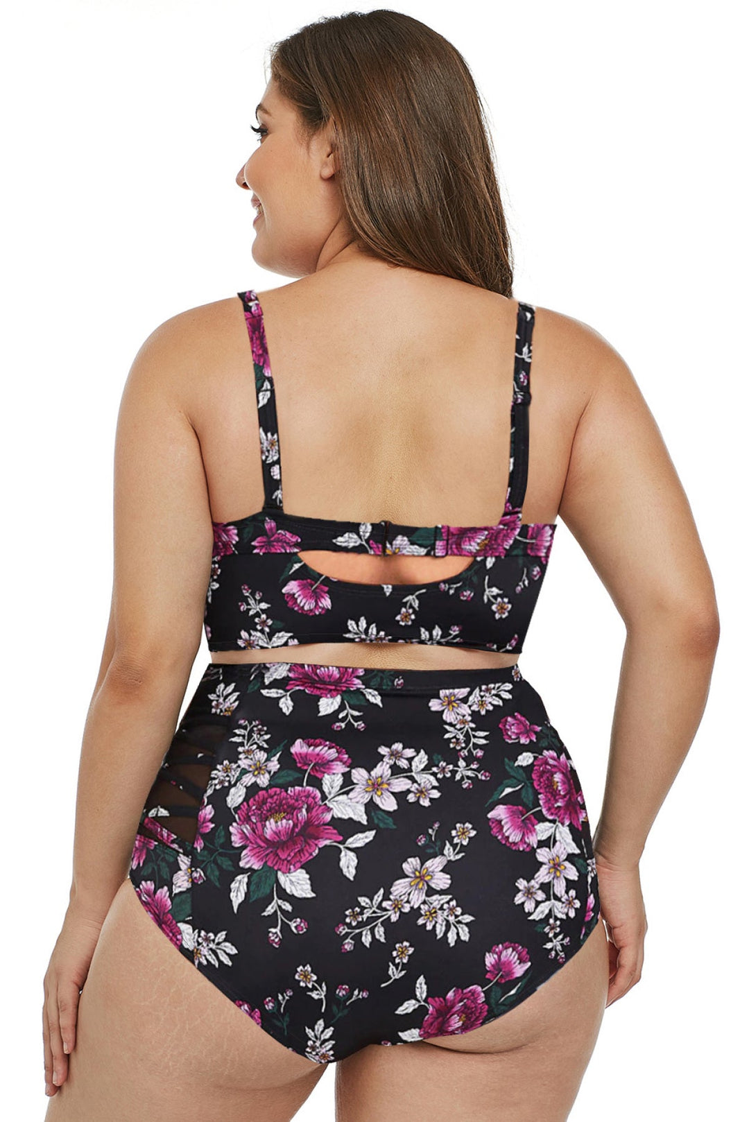 Strappy Push Up Balconette - Plus Size Bikini