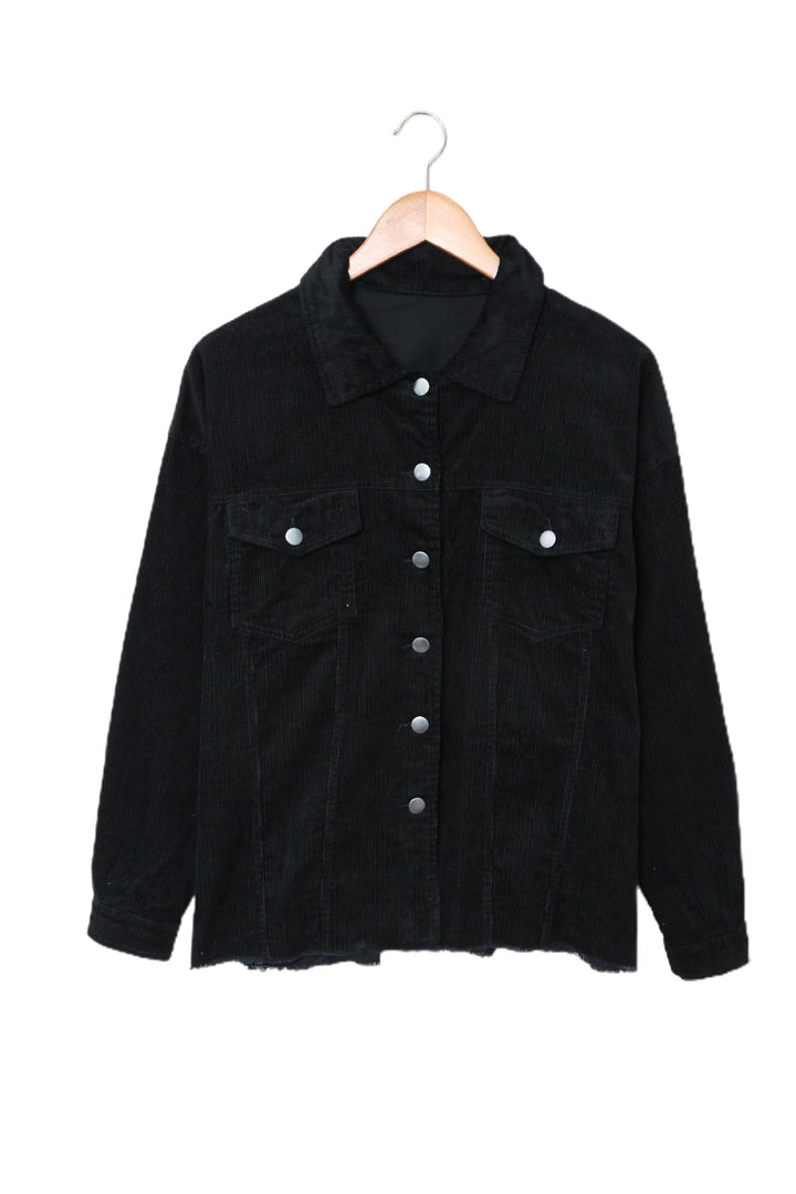 Corduroy Buttoned Jacket