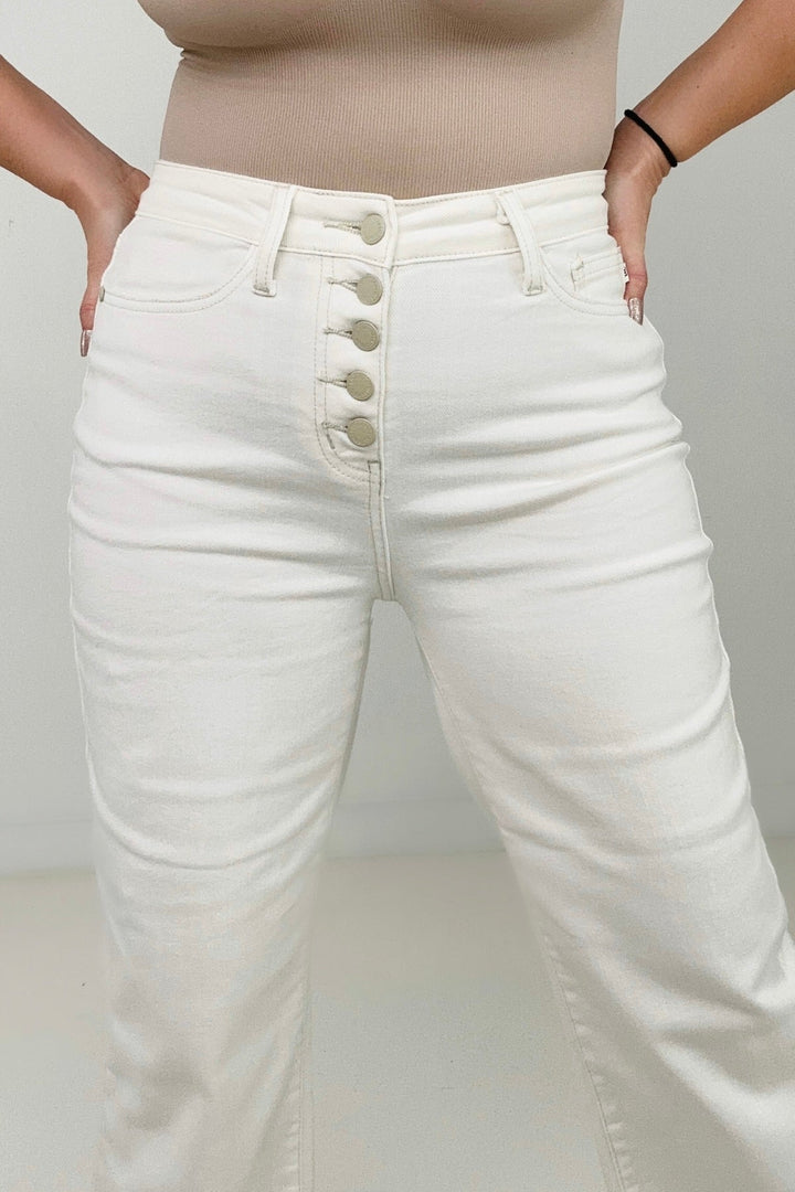 "Sophie" - High Waist Cropped Jeans