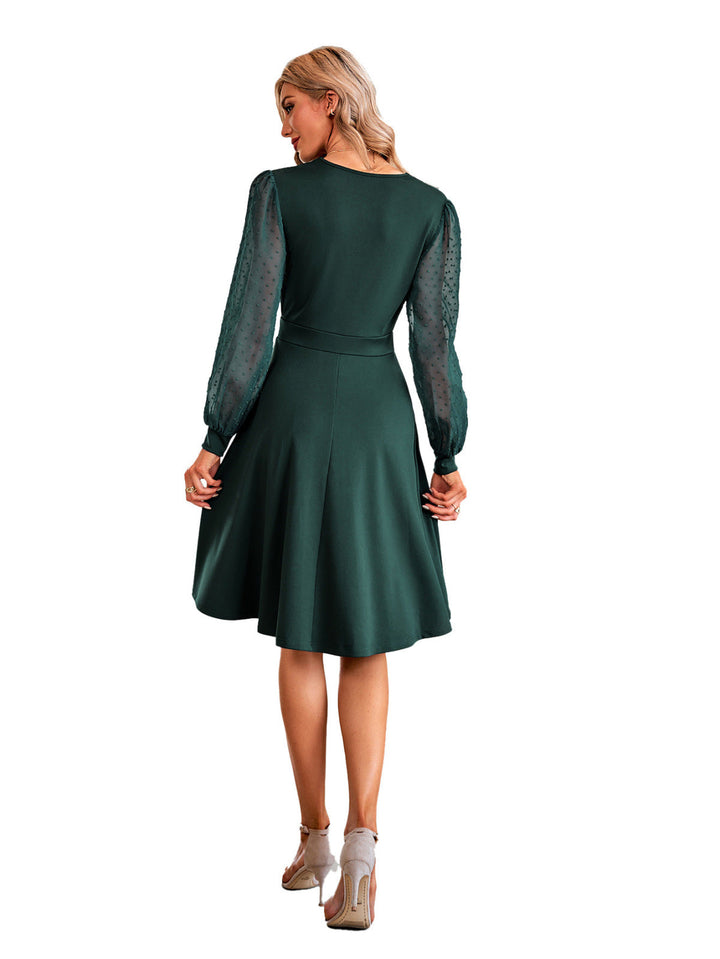 Swiss Dot Dress - Mini Dress