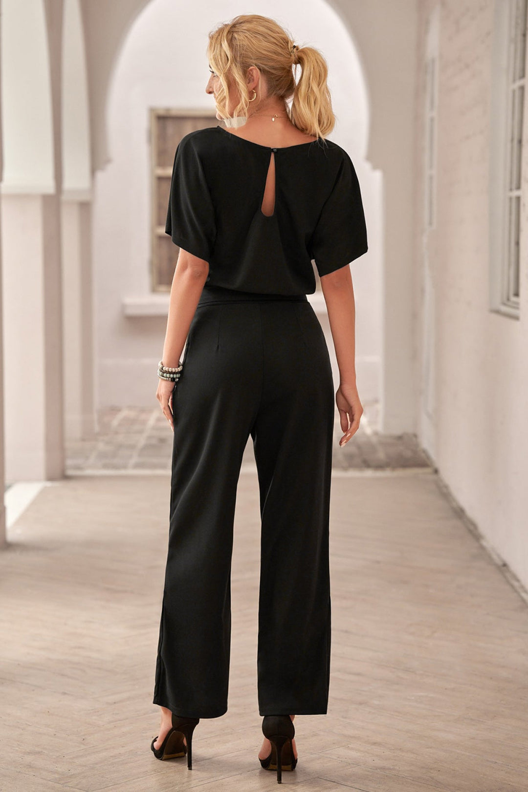 Glam Wide Leg Jumpsuit