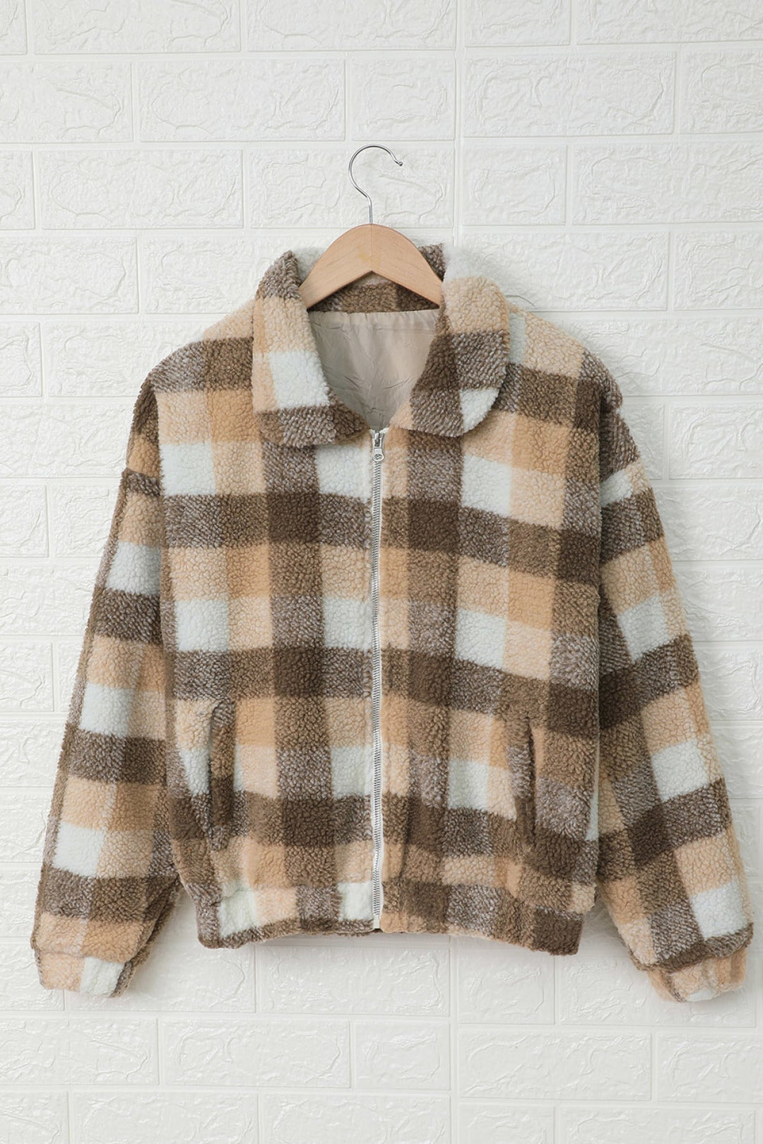 Leopard Print Sherpa Jacket Coat
