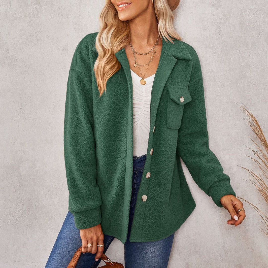 Collared Sherpa Fleece Jacket